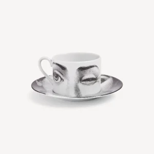 Fornasetti Tazza Da Te Tema E Variazioni L'Antipatico^ Set Da Te E Caffe