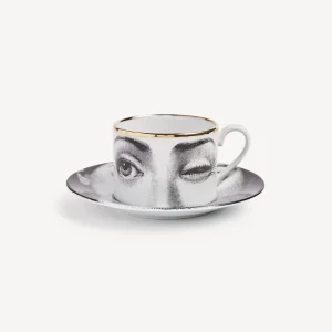 Fornasetti Tazza Da Te Tema E Variazioni L'Antipatico^ Set Da Te E Caffe