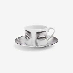 Fornasetti Tazza Da Te Tema E Variazioni L'Antipatico^ Set Da Te E Caffe