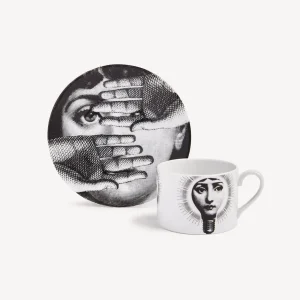 Fornasetti Tazza Da Te Tema E Variazioni Lampadina^ Set Da Te E Caffe