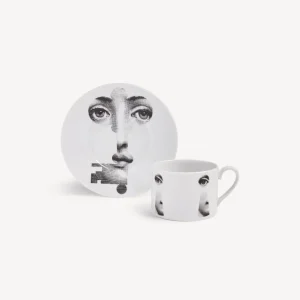 Fornasetti Tazza Da Te Tema E Variazioni Serratura^ Set Da Te E Caffe