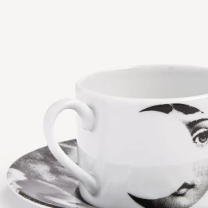 Fornasetti Tazza Da Te Tema E Variazioni Sole E Luna^ Set Da Te E Caffe