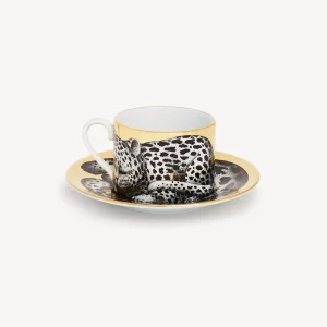 Fornasetti Tazza Te Alta Fedelta Leopardato^ Set Da Te E Caffe