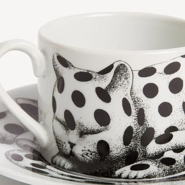 Fornasetti Tazza Te Alta Fedelta Pois^ Set Da Te E Caffe