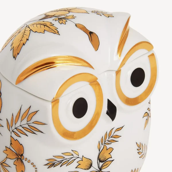 Fornasetti Vaso Civetta Fiorata^ Piccoli Contenitori