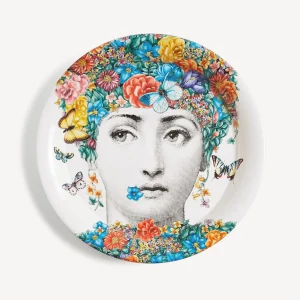 Fornasetti Vassoio Fior Di Lina^ Vassoi E Pliants Decorativi