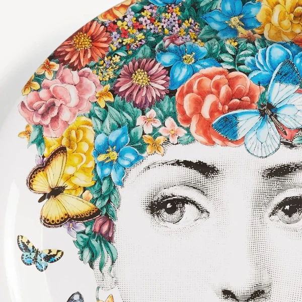 Fornasetti Vassoio Fior Di Lina^ Vassoi E Pliants Decorativi