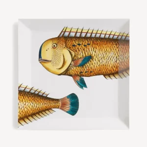 Fornasetti Vassoio Pesce Lampuga^ Vassoi Decorativi