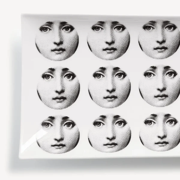 Fornasetti Vassoio Rettangolare Tema E Variazioni N.197^ Vassoi Decorativi